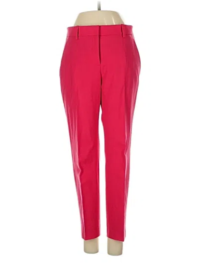 Pre-owned Theory Wool Pants In Red