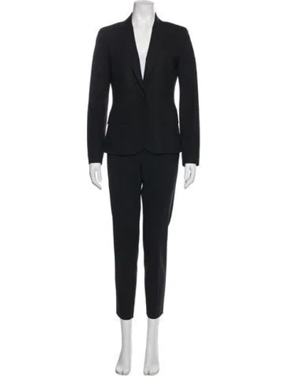 Pre-owned Theory Wool Pantsuit In Black