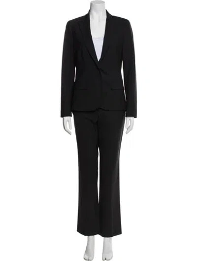 Pre-owned Theory Wool Pantsuit In Black