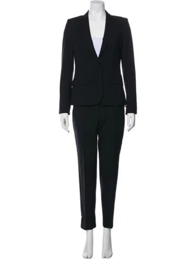 Pre-owned Theory Wool Pantsuit In Black