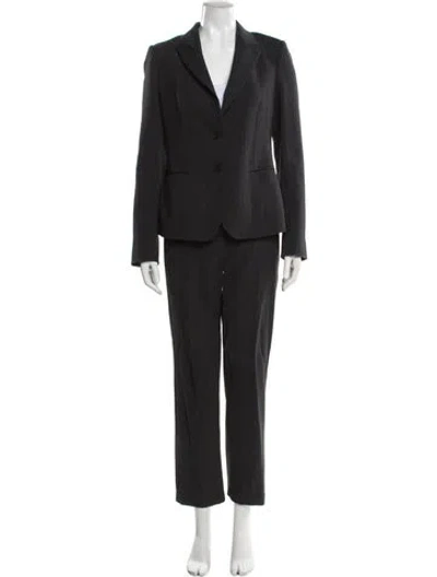 Pre-owned Theory Wool Pantsuit In Black