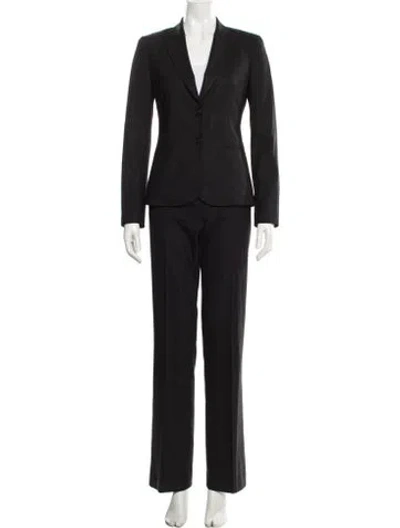 Pre-owned Theory Wool Pantsuit In Black