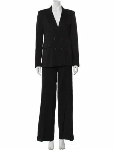 Pre-owned Theory Wool Pantsuit In Black