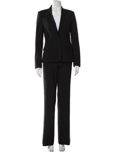 Pre-owned Theory Wool Pantsuit In Black
