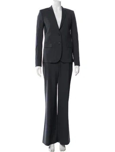 Pre-owned Theory Wool Pantsuit In Black
