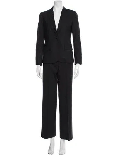 Pre-owned Theory Wool Pantsuit In Black