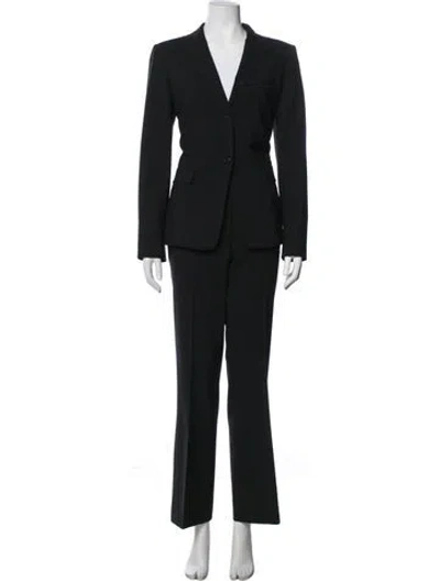 Pre-owned Theory Wool Pantsuit In Black