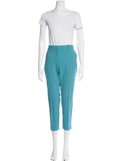 Pre-owned Theory Wool Pantsuit In Blue