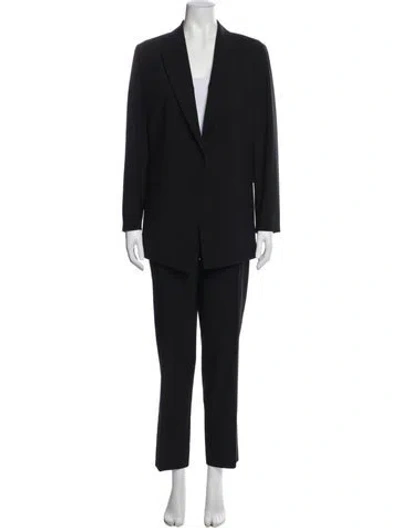 Pre-owned Theory Wool Pantsuit In Blue