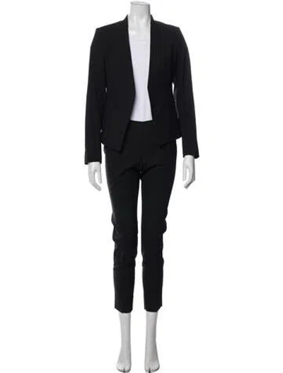 Pre-owned Theory Wool Pantsuit In Blue