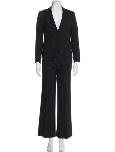 Pre-owned Theory Wool Pantsuit In Gray