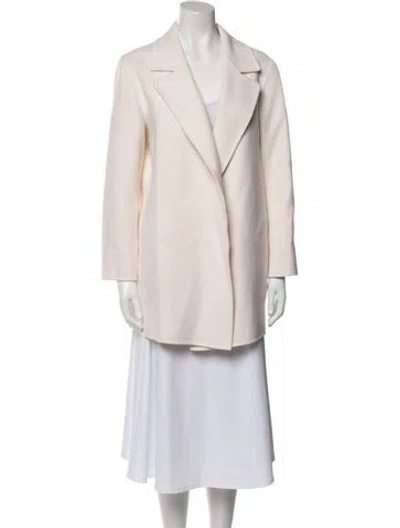 Pre-owned Theory Wool Peacoat In Neutral