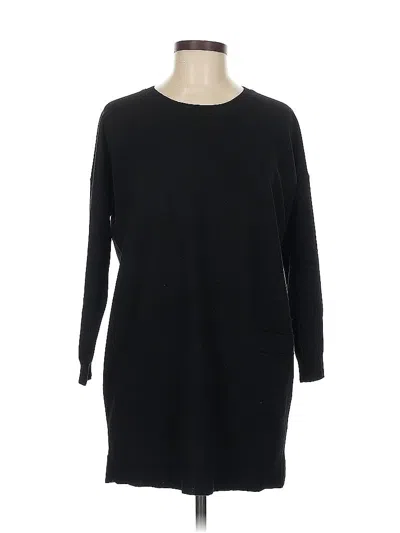 Pre-owned Theory Wool Pullover Sweater In Black