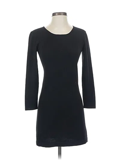 Pre-owned Theory Wool Pullover Sweater In Black