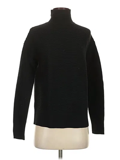 Pre-owned Theory Wool Pullover Sweater In Black