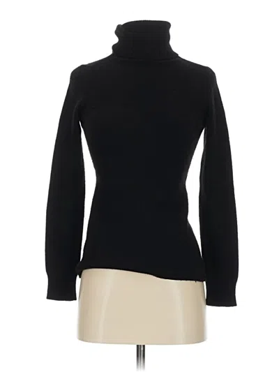 Pre-owned Theory Wool Pullover Sweater In Black