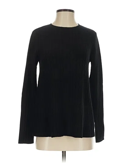 Pre-owned Theory Wool Pullover Sweater In Black