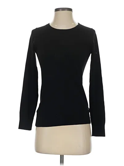 Pre-owned Theory Wool Pullover Sweater In Black