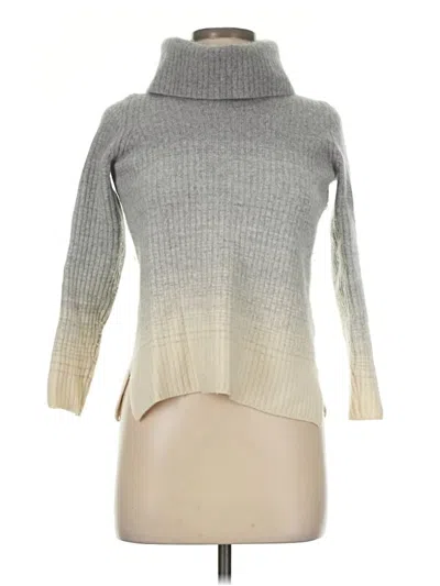 Pre-owned Theory Wool Pullover Sweater In Gray