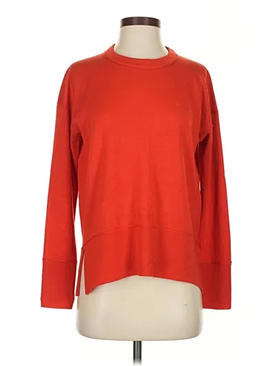 Pre-owned Theory Wool Pullover Sweater In Red