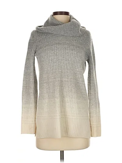 Pre-owned Theory Wool Pullover Sweater In Silver