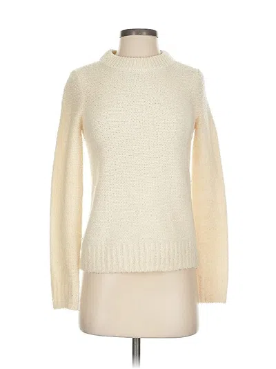 Pre-owned Theory Wool Pullover Sweater In White