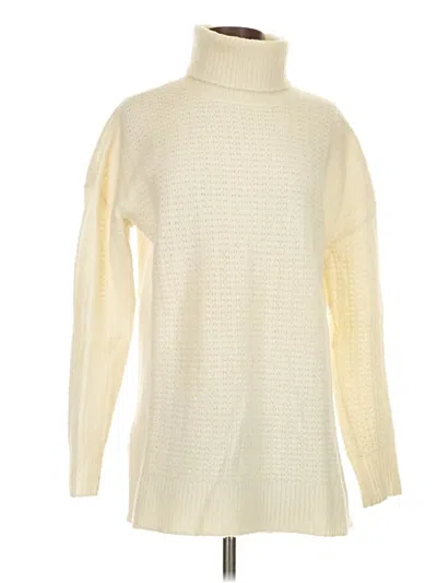 Pre-owned Theory Wool Pullover Sweater In White