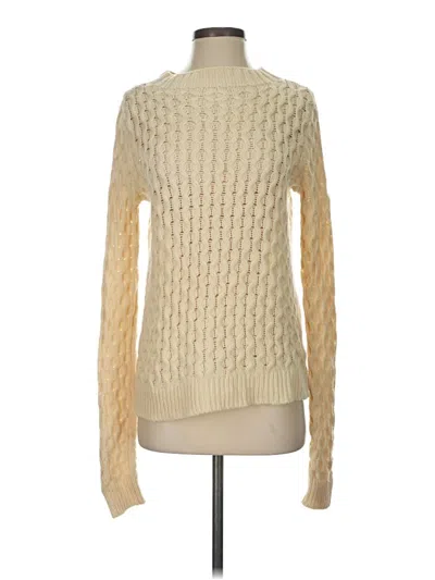 Pre-owned Theory Wool Pullover Sweater In White