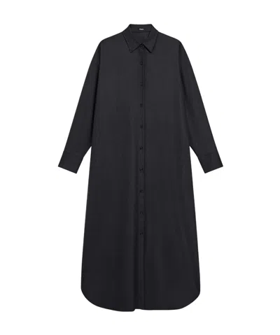 Theory Wool Shirt Skirt In Black