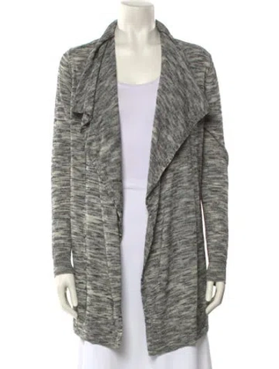 Pre-owned Theory Wool Striped Sweater