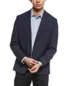 Theory Wool Suit Jacket In Blue