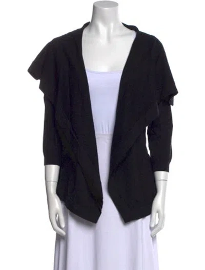 Pre-owned Theory Wool Sweater In Black