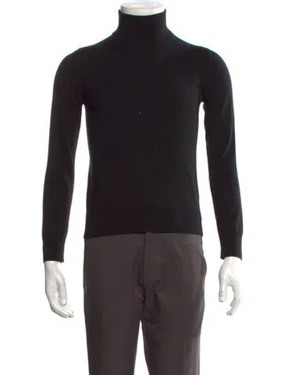 Pre-owned Theory Wool Sweater In Black