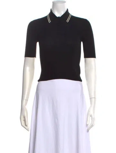 Pre-owned Theory Wool Sweater In Black