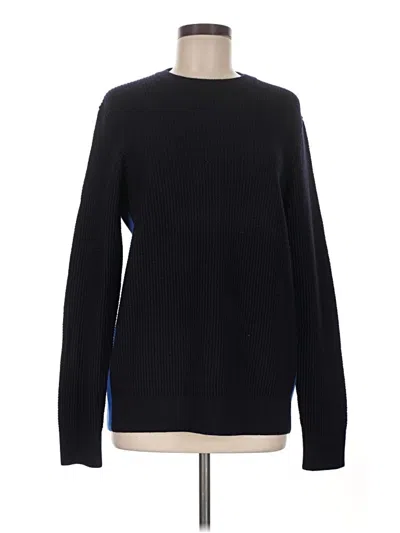 Pre-owned Theory Wool Sweater In Blue