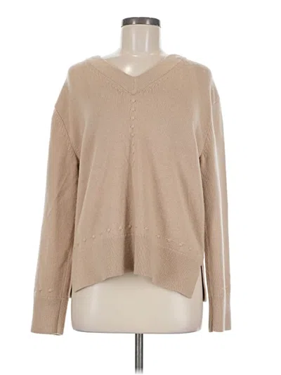 Pre-owned Theory Wool Sweater In Brown