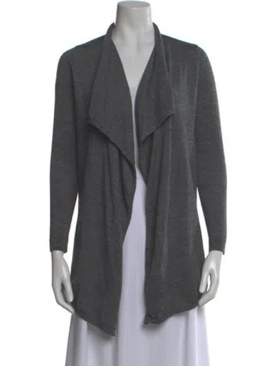Pre-owned Theory Wool Sweater In Gray