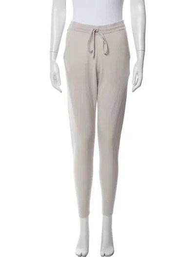 Pre-owned Theory Wool Sweatpants In Neutral