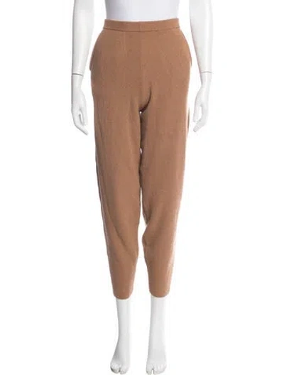 Pre-owned Theory Wool Sweatpants W/ Tags In Brown