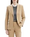 Theory Wool Tailor Jacket In Brown