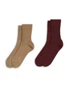 Theory Wool Trouser Socks, Pack Of 2 In Multi
