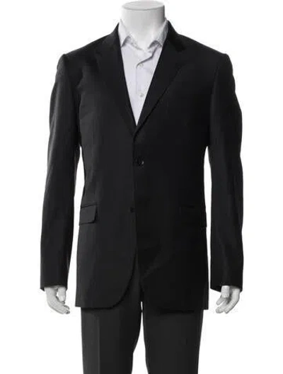 Pre-owned Theory Wool Two-piece Blazer In Black