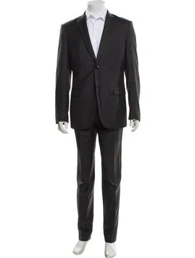 Pre-owned Theory Wool Two-piece Suit In Black