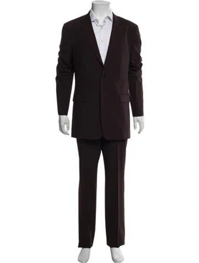 Pre-owned Theory Wool Two-piece Suit In Blue