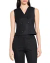 Theory Wool Vest In Black