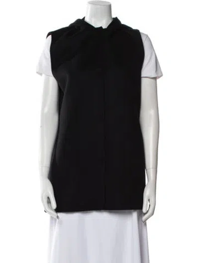 Pre-owned Theory Wool Vest In Black