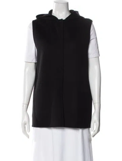 Pre-owned Theory Wool Vest In Black