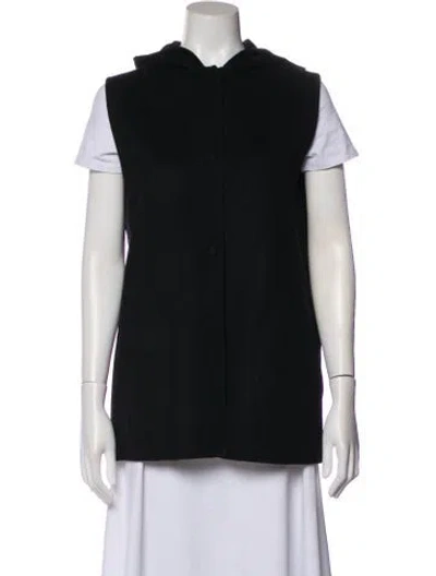 Pre-owned Theory Wool Vest In Black