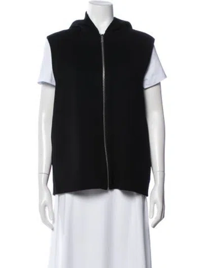Pre-owned Theory Wool Vest In Black