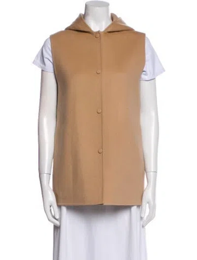 Pre-owned Theory Wool Vest In Neutral